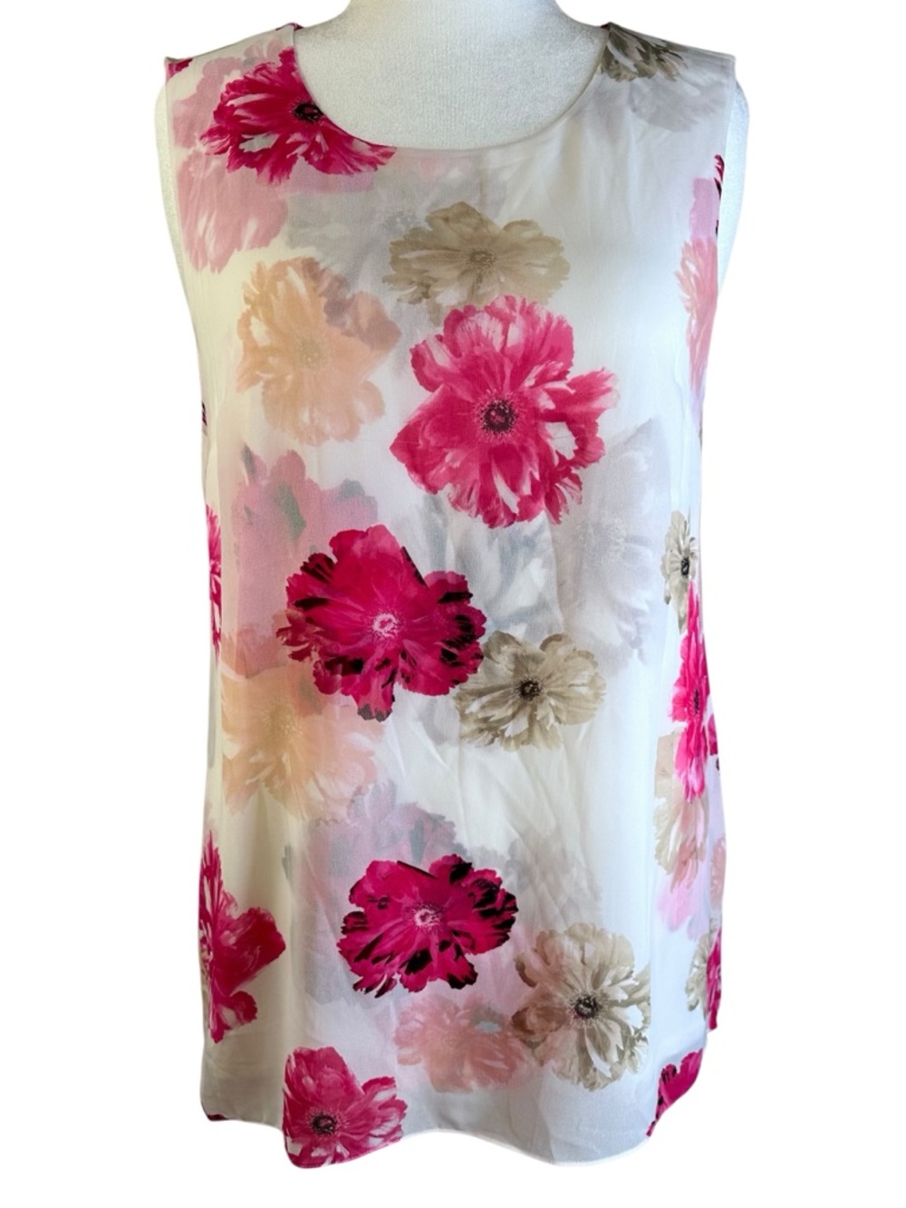 Calvin Klein Floral Shift Mini Dress Size XL - Picture 3 of 13